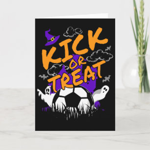 Carte Chemise Halloween pour joueurs de football avec un