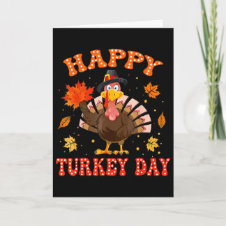 Carte Chemise Happy Turkey Day pour femmes Happy Thanksg