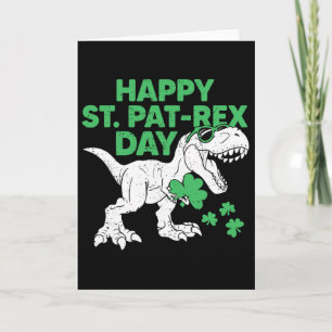 Carte Chemise Joyeux St Pat Rex Jour St Patricks Dinosau