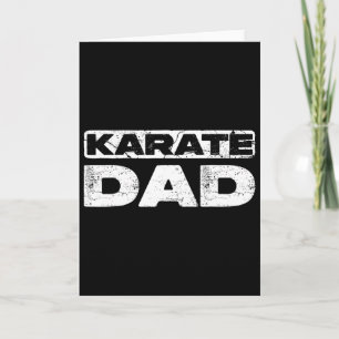 Carte Chemise Karaté Papa Hommes Fête des Pères Karaté P