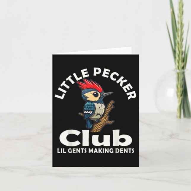Carte Chemise Little Pecker Club Avant Et Arrière  (Devant)