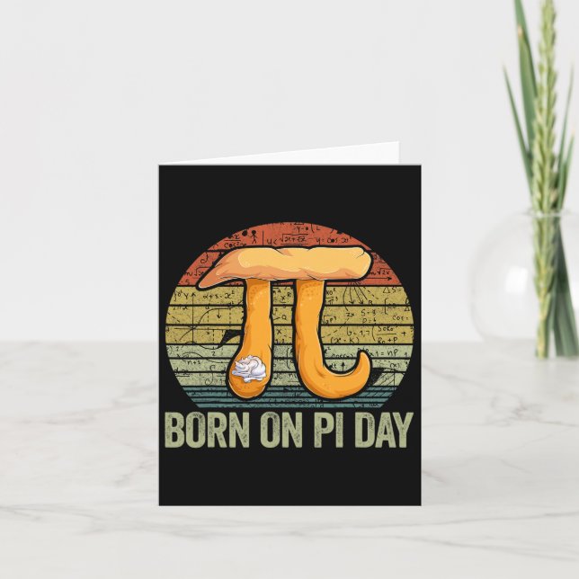 Carte Chemise Né le jour de Pi  (Devant)