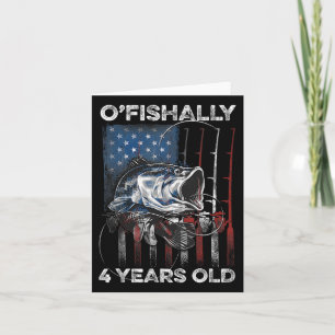 Carte Chemise Ofish 4 Ans 4ème Anniversaire Pêche-nous
