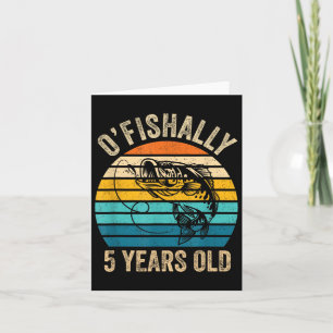 Carte Chemise Ofish 5 ans 5e anniversaire Wi-Fi Vintage