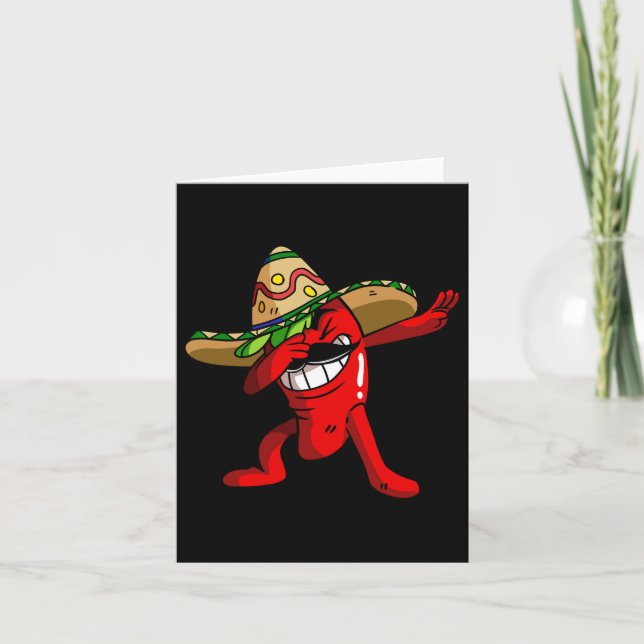 Carte Chemise Piment Dabbing  (Devant)