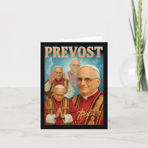 Carte Chemise Pope Prevost catholique chrétien Pape Leo 