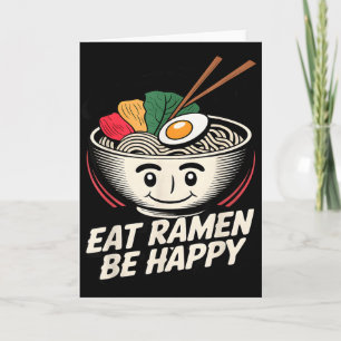 Carte Chemise Ramen Style Kawaii Drôle Anime Japonais Gr