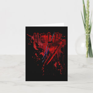 Carte Chemise sanglante Aide Séparation Sanguine Hallowe