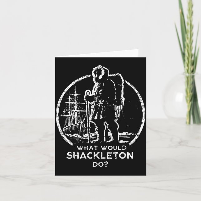 Carte Chemise Shackleton Leadership Énergie Gestionnaire (Devant)