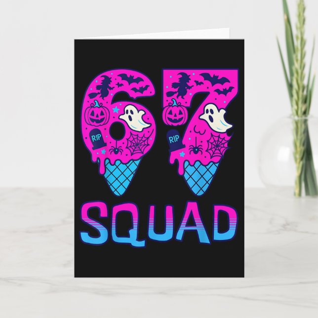 Carte Chemise Sick Seven Meme Tee Six Seven Drôle 67 Hal (Devant)
