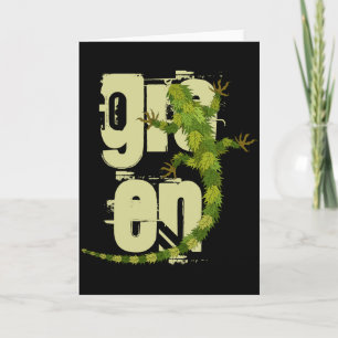 Carte Chemise T Iguane Va Vert