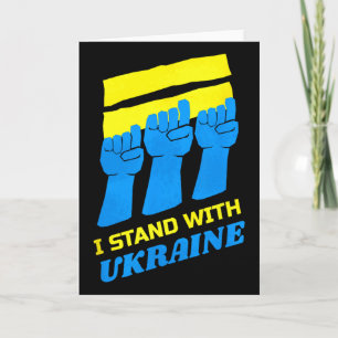 Carte Chemise Ukraine Soutien Ukrainien Je Suis Avec Wi