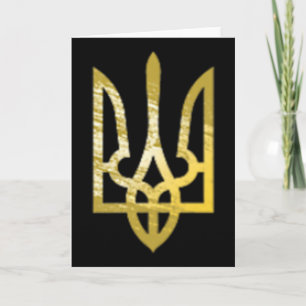 Carte Chemise Ukraine Trident Tryzub Zelensky Militaire
