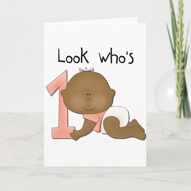 Carte Chemises afro-américaines 1er anniversaire (Devant)