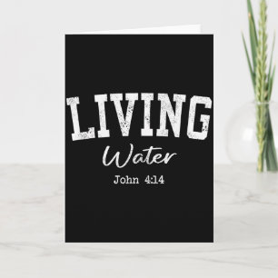 Carte Chemises chrétiennes pour femmes Living Water Bibl