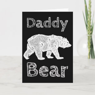 Carte Chemises de camping pour hommes drôle Daddy Bear T