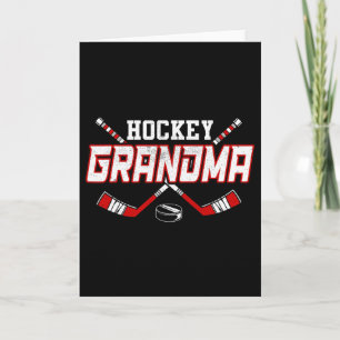 Carte Chemises de grand-mère de hockey pour femmes maman