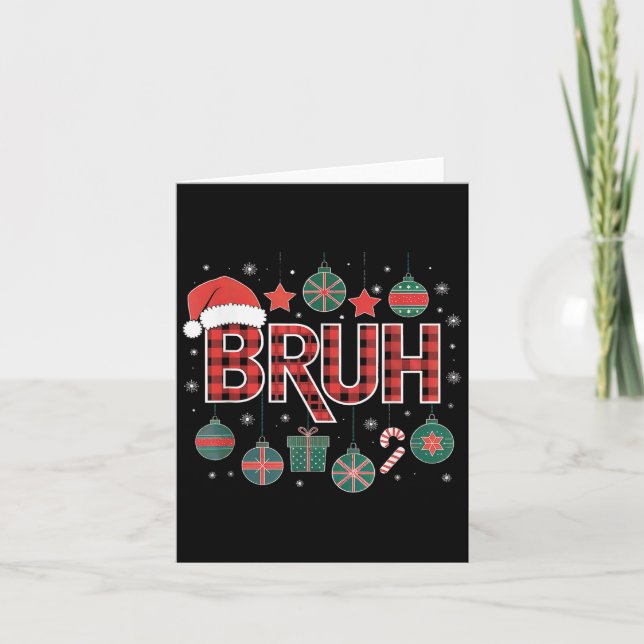 Carte Chemises De Noël Pour Femmes Brouh Rouge Plaid Buf (Devant)
