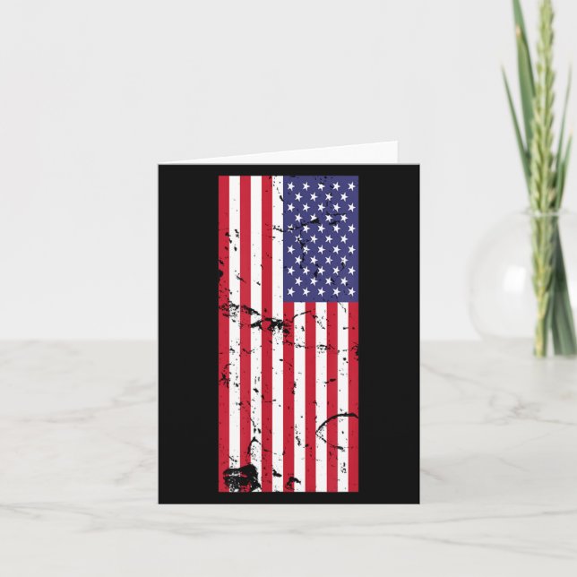 Carte Chemises drapeaux cadeaux de la fête d'indépendanc (Devant)