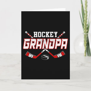 Carte Chemises Hockey Grand-père pour hommes Papa Fête d
