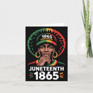 Carte chemises Juneteenth fierté noire afro hommes femme