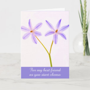Carte Chemo Support Flower Best Friend