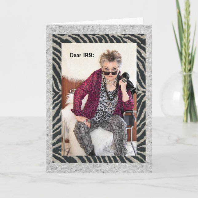 Carte Cher IRS : Annuler mon abonnement humoristique (Devant)