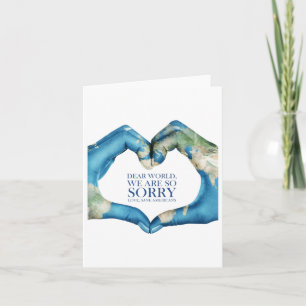 Carte Cher Monde, Nous Étions Désolé Vintages