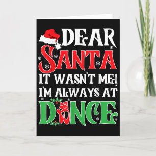 Carte Cher Père Noël Ce N'était Pas Moi Je Suis Toujours