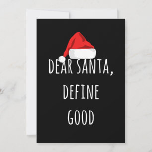 Carte Cher Père Noël Définir Bon Drôle de Noël
