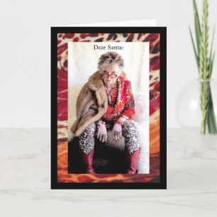 Carte Cher Père Noël humoristique