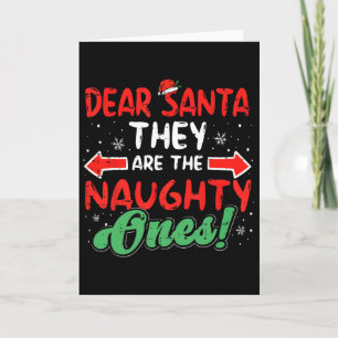 Carte Cher Père Noël Ils Sont Vilains Noël Xmas Hommes W