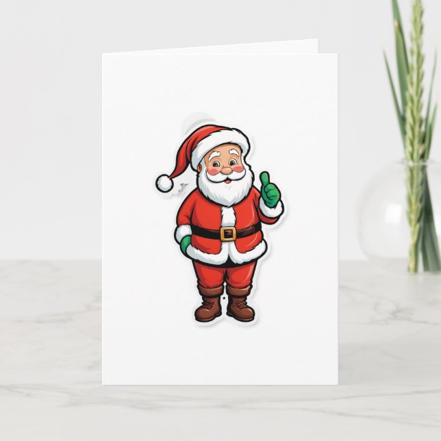 Carte Cher Père Noël, je peux expliquer...” (Devant)