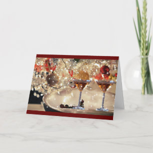 CARTE **CHÈRE ET SALUTATIONS** CETTE SAISON DE NOËL