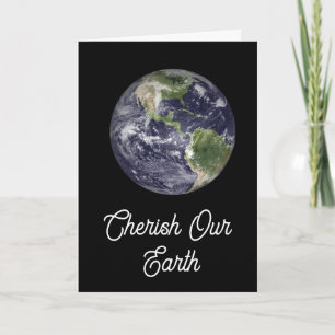 Carte Cherish Our Earth : Blank