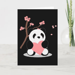 Carte Cherry Blossom Panda