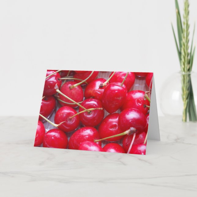 Carte Cherry greetings card (Devant)