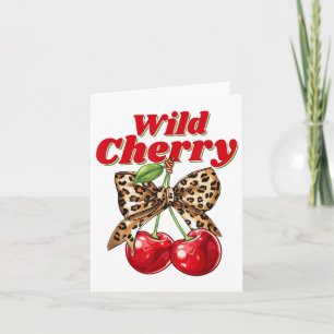 Carte Cherry Lover Leopard Coquette Vibes d'été Wild Ch