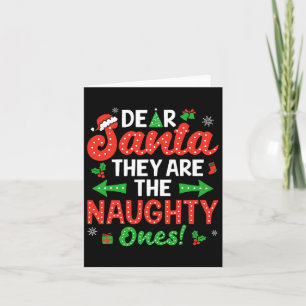 Carte Chers Père Noël, Mauvais Noël Noël, Noël, Noël, Ho