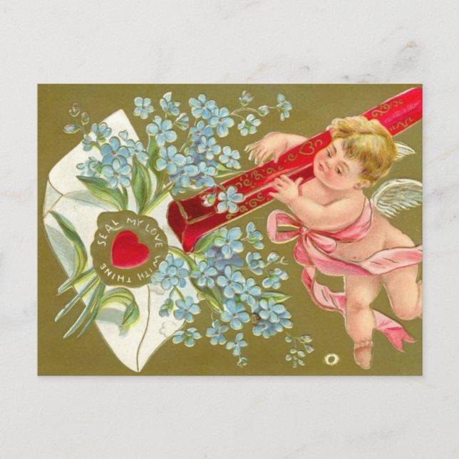 Carte Cherub Valentine personnalisable (Devant)