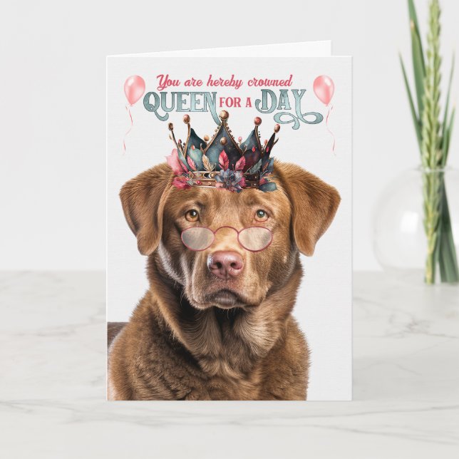 Carte Chesapeake Bay Dog Queen pour jour Anniversaire am (Devant)