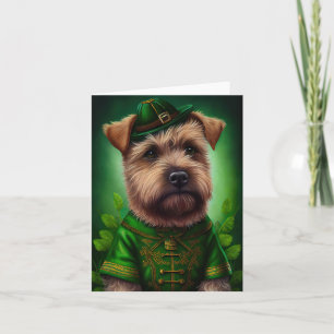 Carte Chesapeake Bay Terrier en tenue de jour St. Patric