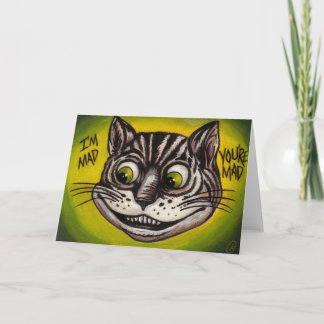 Carte CHESHIRE CAT Alice à Wonderland