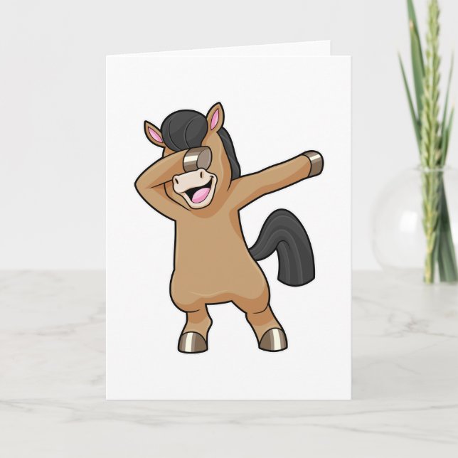 Carte Cheval à Hip hop Dance Dab (Devant)