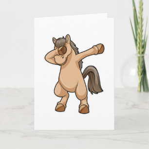 Carte Cheval à la danse hip hop Dab