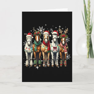 Carte Cheval Cadeaux De Noël Pour Les Amateurs De Cheval