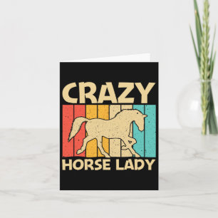 Carte Cheval cool Pour Femmes Filles Equestre Horseback