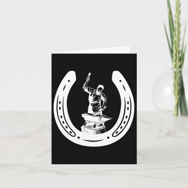 Carte Cheval Farrier Scute Ss Cute Ss Blacksmith Horse L (Devant)