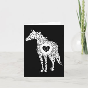 Carte Cheval Graphique Blanc Équine Équine équitation Ca
