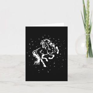 Carte Cheval Lover Horseback équitation Filles Ado Enfan